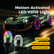 Motion-Activated LED Wheel Valve Lights