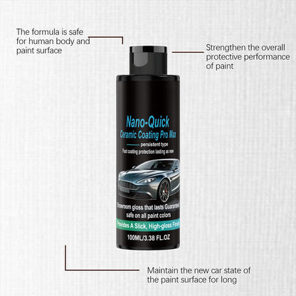 High-Gloss Hydrophobic Nano Ceramic Coating Spray