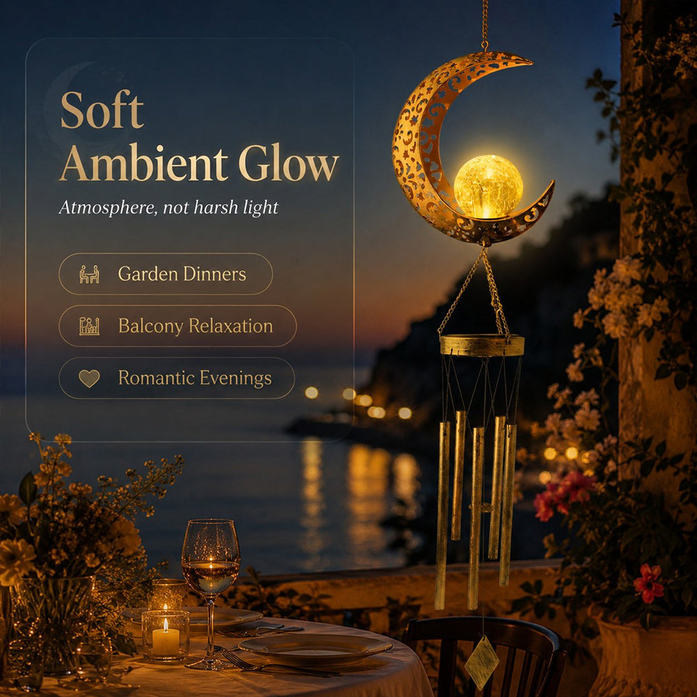 Solar Hanging Wind Chime Light