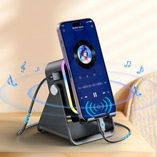 5-in-1 Wireless Charging Audio Support Stand🔊✨