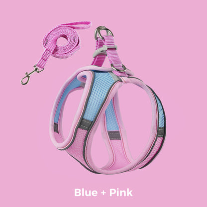 🐱 Escape-Proof Reflective Cat Harness & Leash Set