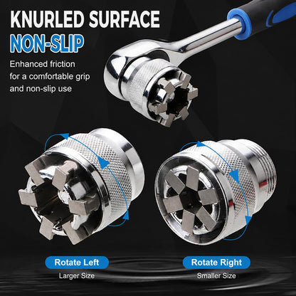 Adjustable Universal Socket Wrench