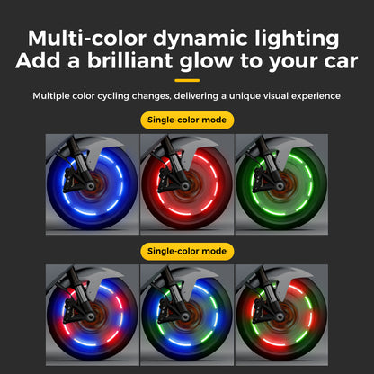 Motion-Activated LED Wheel Valve Lights