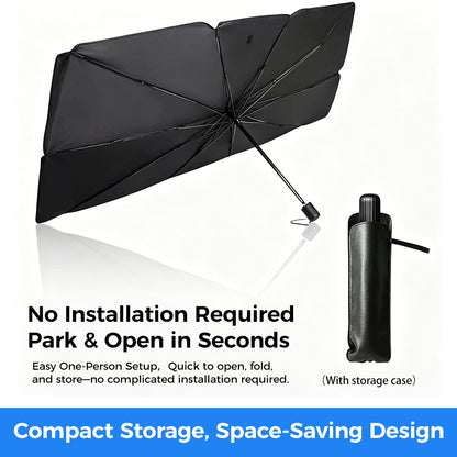 Foldable Car Windshield Sun Shade Umbrella
