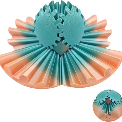 Stress-Relieving Gear 3D-Printed Fidget Ball