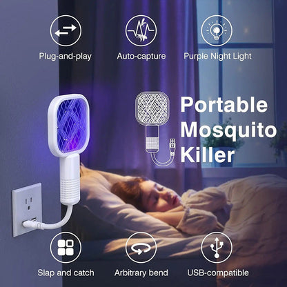 UV Mosquito Swatter & Bug Zapper Lamp 2-in-1