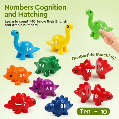 🦖 Dinosaur Matching Learning Toy Set