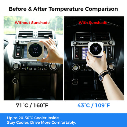Foldable Car Windshield Sun Shade Umbrella