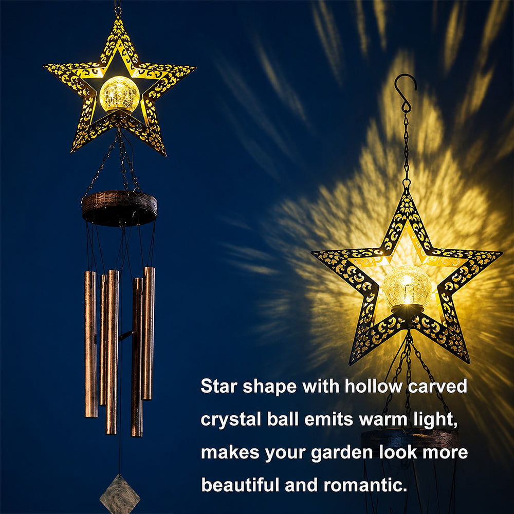 Solar Hanging Wind Chime Light