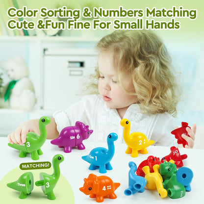 🦖 Dinosaur Matching Learning Toy Set
