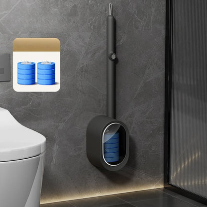 All-in-One Disposable Toilet Brush Set + 32 Extra Refill Heads Included 🧽