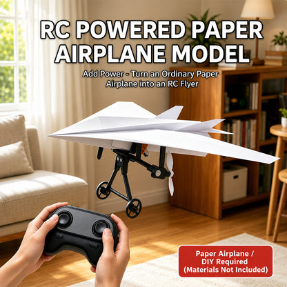 ✈️ Remote Control Paper Airplane Kit Turn Paper Planes into RC Flyers
