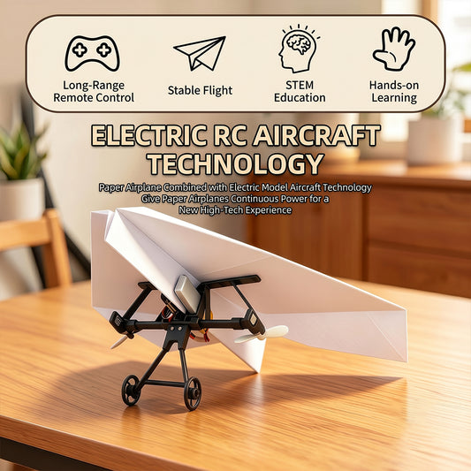 ✈️ Remote Control Paper Airplane Kit Turn Paper Planes into RC Flyers