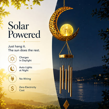 Solar Hanging Wind Chime Light