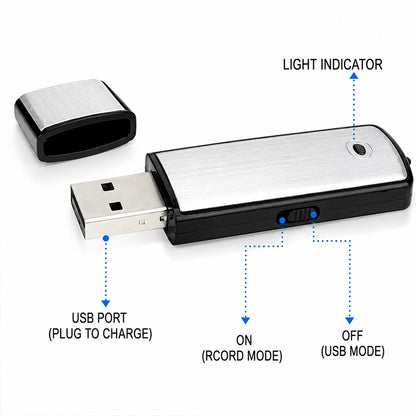 32GB USB Voice Recorder