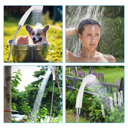 Camping Essentials – Portable Camping Shower with Water Pump