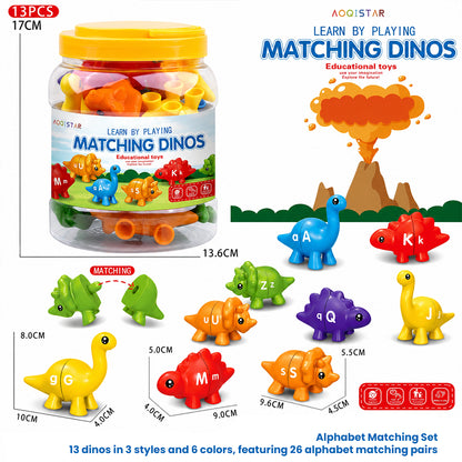 🦖 Dinosaur Matching Learning Toy Set