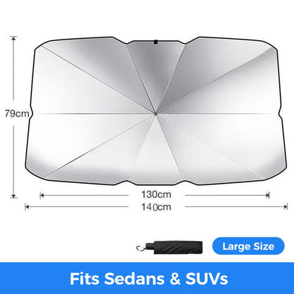 Foldable Car Windshield Sun Shade Umbrella