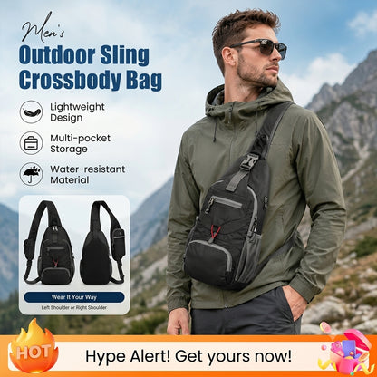 Men's Lightweight Outdoor Sling Crossbody Bag