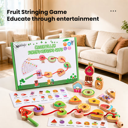Montessori Caterpillar Lacing Toy