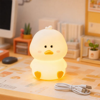 Silicone Touch Sensor LED Night Light For Children Baby Kids