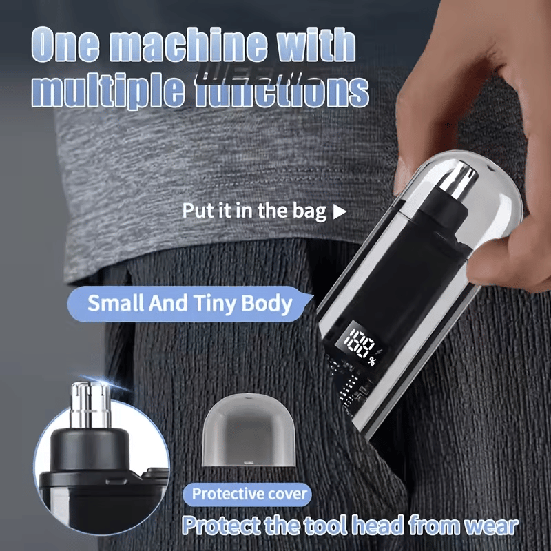 Fast, Safe & Painless  Ultimate 2-in-1 Nose Hair Trimmer