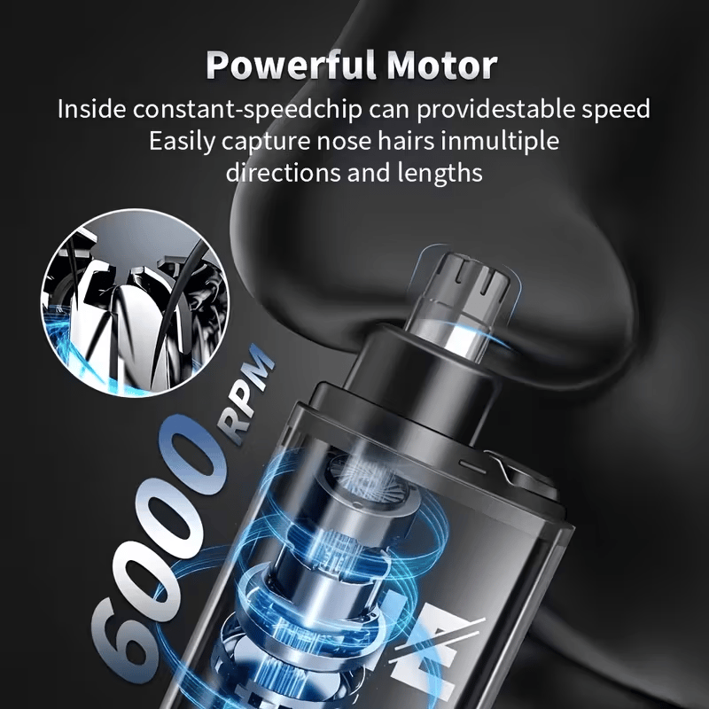 Fast, Safe & Painless  Ultimate 2-in-1 Nose Hair Trimmer