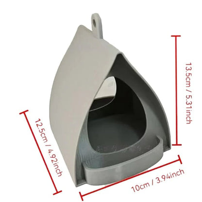 Hanging Bird Feeder for Garden with Roof
