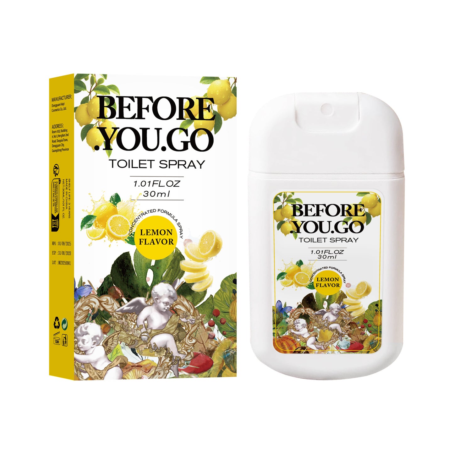 Portable Toilet Deodorizer Spray – Long-Lasting Fresh Scent