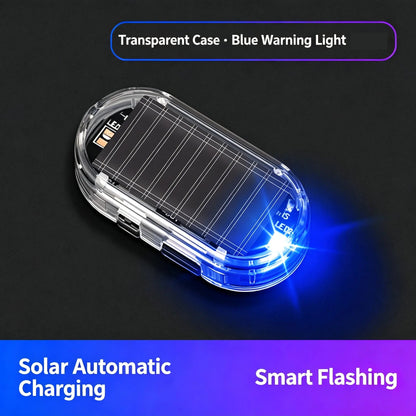 🚨 Solar-Powered Car Security Warning Light