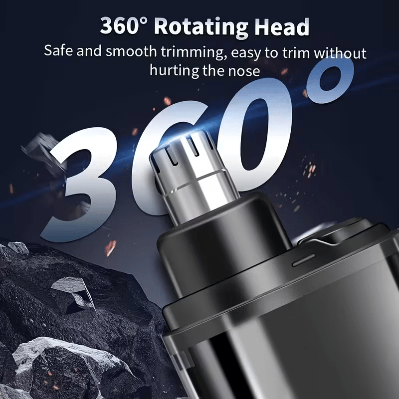 Fast, Safe & Painless  Ultimate 2-in-1 Nose Hair Trimmer