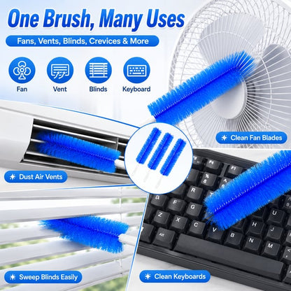 Bendable Microfiber Head,Reusable Dust Remover