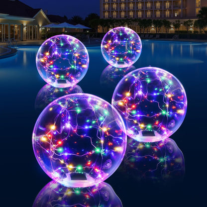 RGB Solar Floating Pool Light – Waterproof Inflatable LED Ball