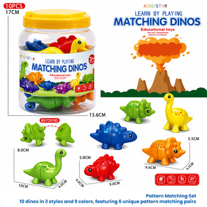 🦖 Dinosaur Matching Learning Toy Set