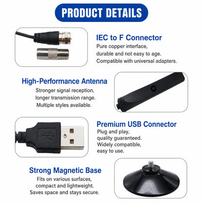 📺 HD TV Antenna For Free Local Channels