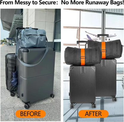 Multi Use Strong Adjustable Luggage Connector Straps