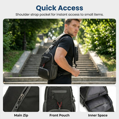 Men's Lightweight Outdoor Sling Crossbody Bag
