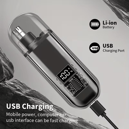 Fast, Safe & Painless  Ultimate 2-in-1 Nose Hair Trimmer