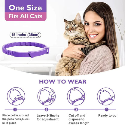 4 Pack Natural Flea Collar Safe Effective Tick Protection Dogs