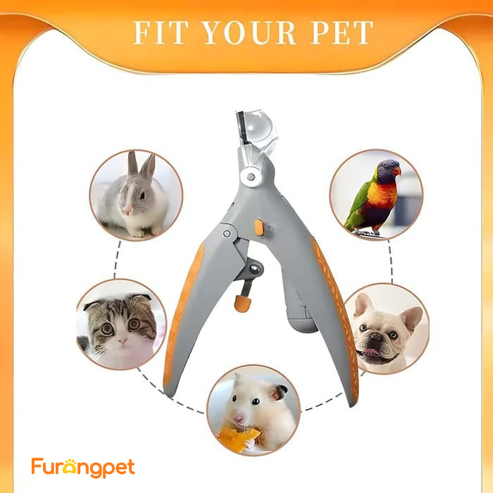 🎁LED Light Pet Nail Clippers - 5X Magnification