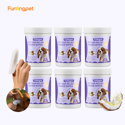 Furongpet™ Gentle Ear Relief Finger Wipes For Pets