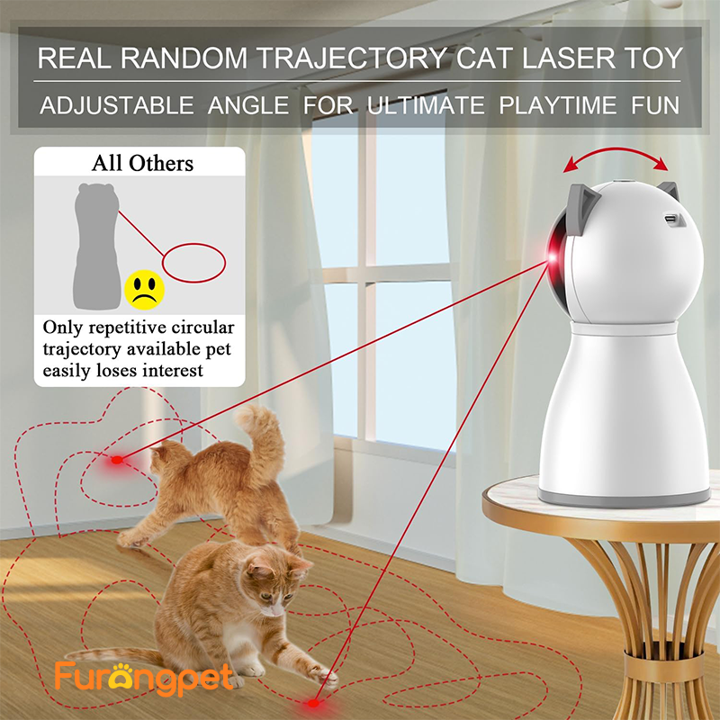 Smart Interactive Cat Laser Toy – Motion Activated Automatic Laser for Indoor Cats