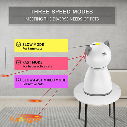 Smart Interactive Cat Laser Toy – Motion Activated Automatic Laser for Indoor Cats