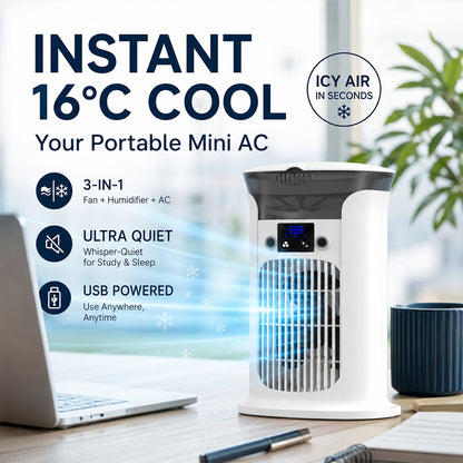 3-in-1 Desktop Air Cooler Fan