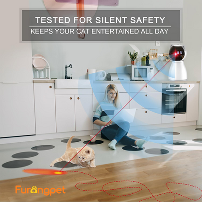 Smart Interactive Cat Laser Toy – Motion Activated Automatic Laser for Indoor Cats
