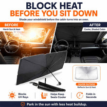 Foldable Car Windshield Sun Shade Umbrella