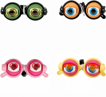 4 Pcs Crazy Eyes Glasses