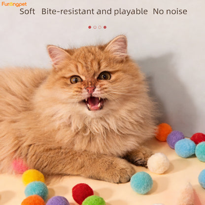 🔥 Hot sale-To Spend More Time With Your Pets❤Plush Ball Shooting Gun