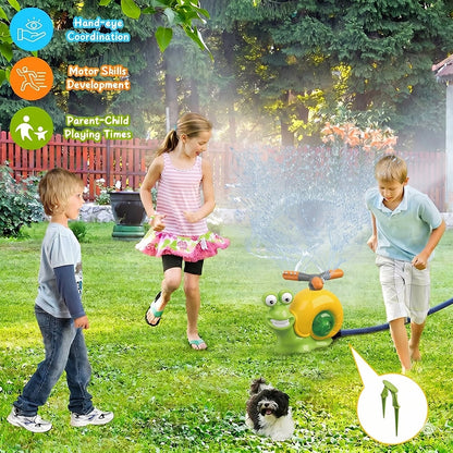 🐌 2-in-1 Snail Sprinkler Baseball Game