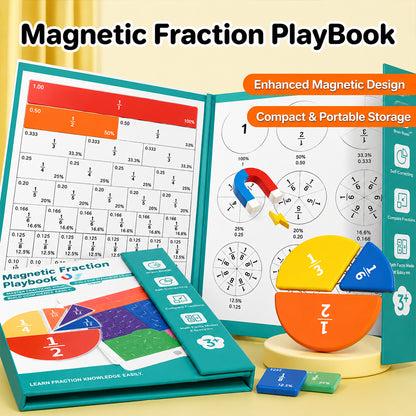 Magnetic Fraction Learning Activity Book for Kids